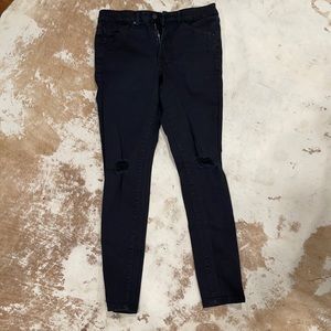 Express Skinny Mid Rise Denim